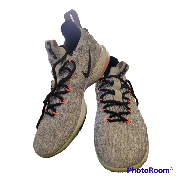 Nike Lebron XV 15 Low Melon Cool Grey Black Size 10